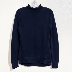 J. Crew Navy Turtleneck Sweater